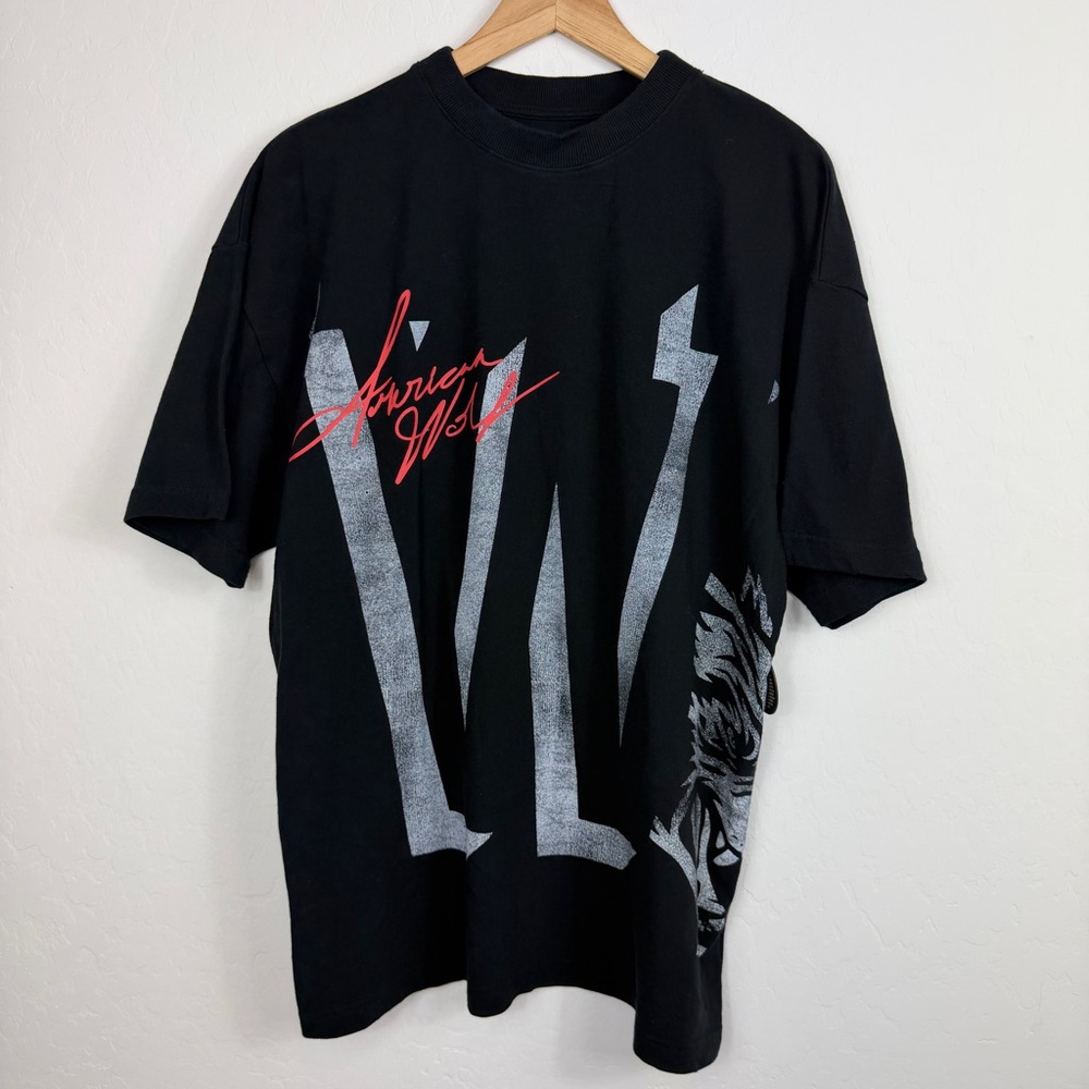 Darc Sport Wolves Club Graphic T-Shirt Unisex Oversized Size Medium